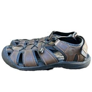 Khombu Sandal Men's Travis Active Sandal Brown Size 11